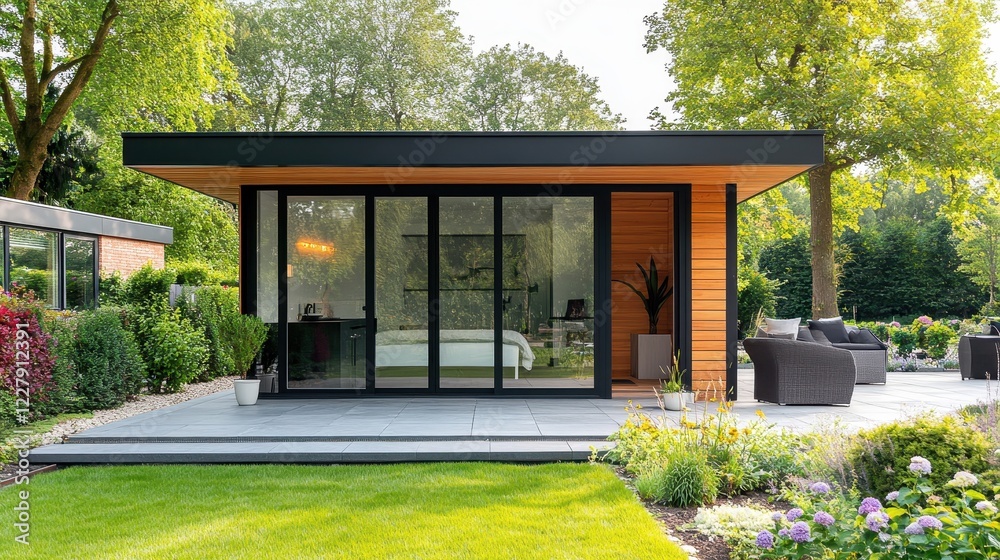 Modern Garden Home with Stylish Surroundings Modern Garden Home with Stylish Surroundings