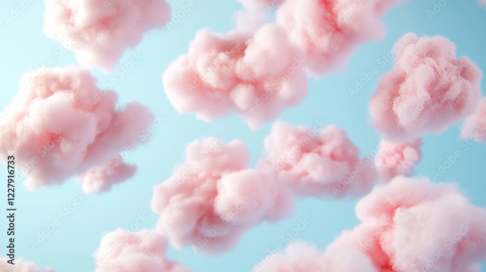 3d render pink clouds, fluffy spindrift or cumulus eddies. Flying weather and nature design elements balloons isolated on transparent background, illustration in cartoon plastic style. 3D Illustration 3d render pink clouds, fluffy spindrift or cumulus eddies. Flying weather and nature design elements balloons isolated on transparent background, illustration in cartoon plastic style. 3D Illustration