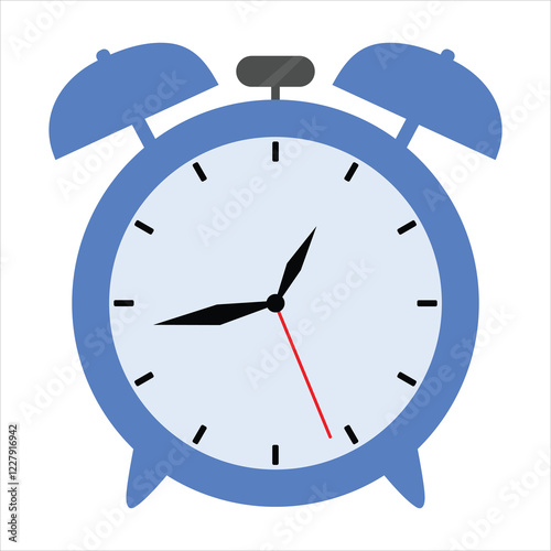 alarm clock isolated on white background