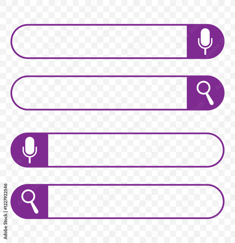 Search bar, search boxes with shadow on transparent background - stock vector. Internet browser search engine. Search address and navigation bar icon. Collection of search form templates for websites Search bar, search boxes with shadow on transparent background - stock vector. Internet browser search engine. Search address and navigation bar icon. Collection of search form templates for websites