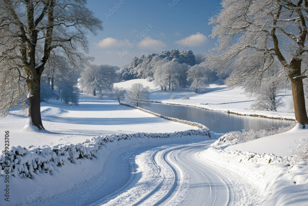 Obraz premium British Winter Landscape