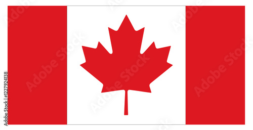 Canada National Flag with Measurement