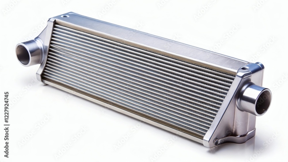 Fototapeta premium Aluminum Intercooler for Automotive Applications