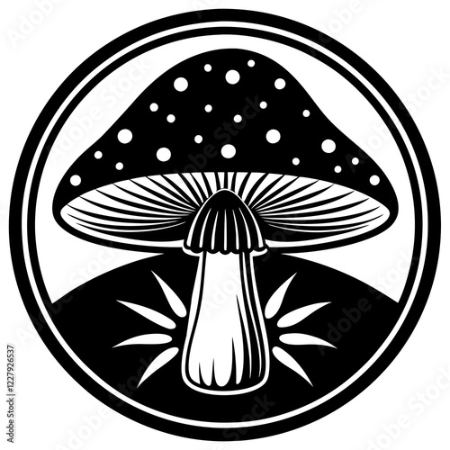 Mushroom vector illustration