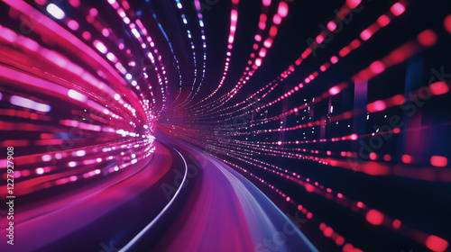 High Speed lights, motion trails	
