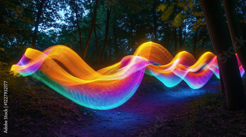 High Speed lights, motion trails	
