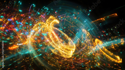 High Speed lights, motion trails	
