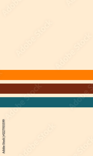 70s Retro Stripes: Vintage Inspired Color Block Design photo