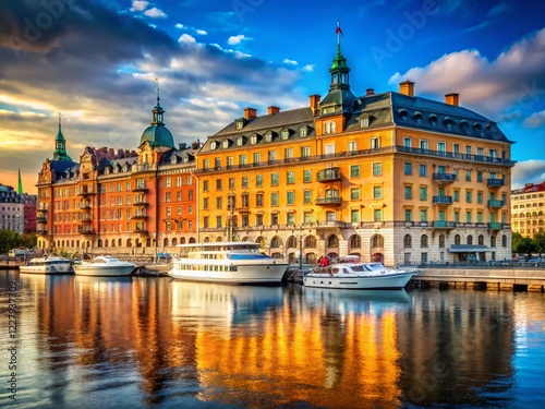 Grand Hotel Saltsjobaden Stockholm Sweden - Luxury Waterfront Hotel Architecture Photography
