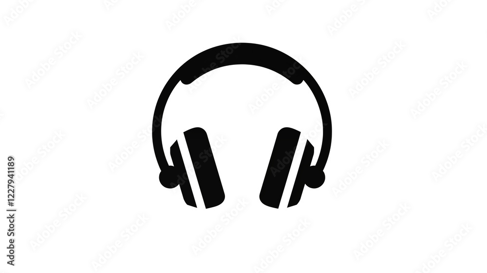 Sleek Black Headphones Icon Perfect for Music Podcast and Audio Branding Website Design App Icon Technology and Digital Media Projects Sleek Black Headphones Icon Perfect for Music Podcast and Audio Branding Website Design App Icon Technology and Digital Media Projects