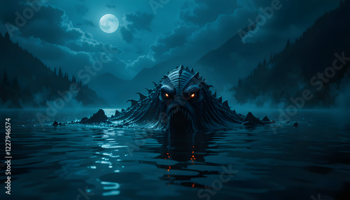 Monster in the lake