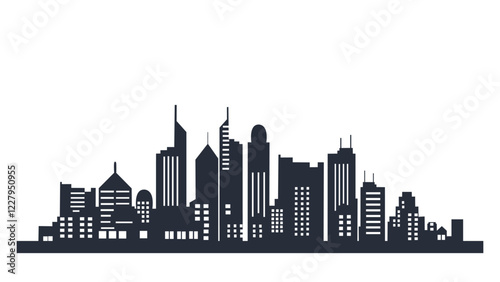city skyline vector