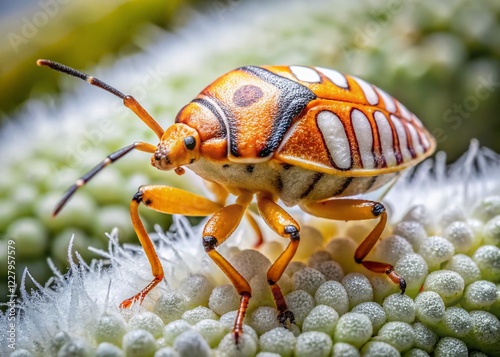 Icerya Purchasi Cottony Cushion Scale Insect Pest Closeup photo