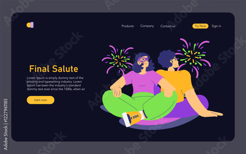Mardi Gras. Flat Vector Illustration