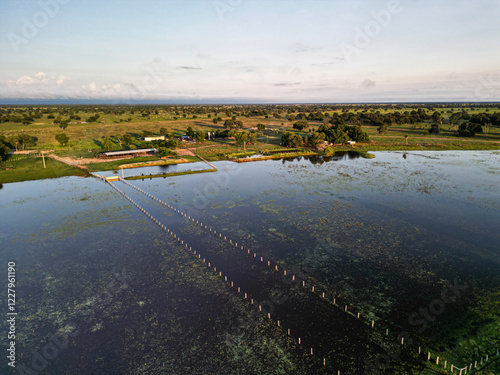 sunset in the Brazilian Pantanal