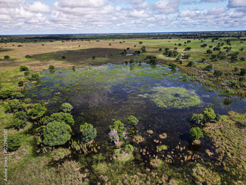 sunset in the Brazilian Pantanal