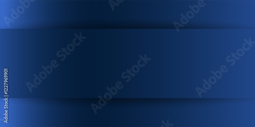 blue metal banner, Smooth metal surface texture. Abstract metal background. Copy space for your design. vector