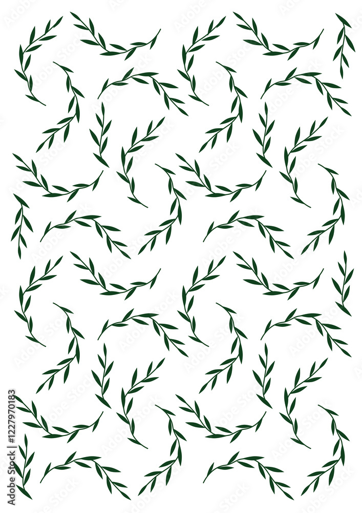 pattern with leaves pattern with leaves