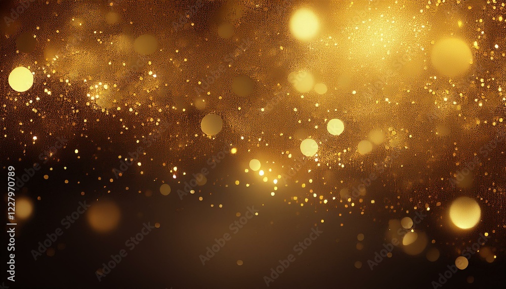 Obraz premium dark shiny golden glitter background
