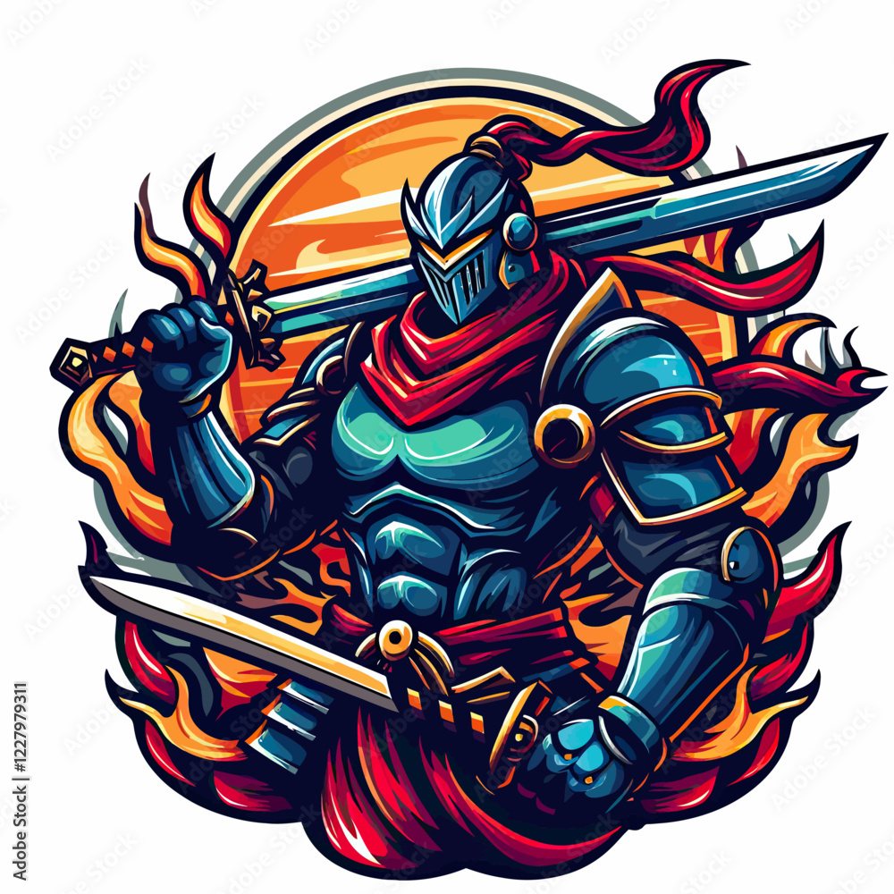 Fototapeta premium Swordsman (1)