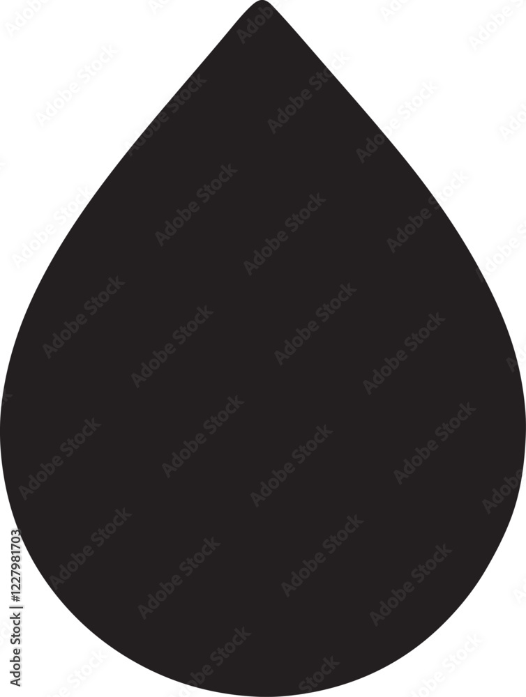 Water drop silhouette icon, perfect for hydration, environment, and sustainability themes. Clean vector EPS for water conservation, nature, and fluid design projects. Water drop silhouette icon, perfect for hydration, environment, and sustainability themes. Clean vector EPS for water conservation, nature, and fluid design projects.