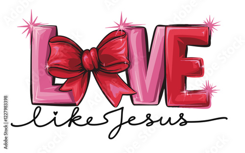 love like jesus Jesus way of life  typography t-shirt apparel Typography quotes streetwear graphic tee design templates photo