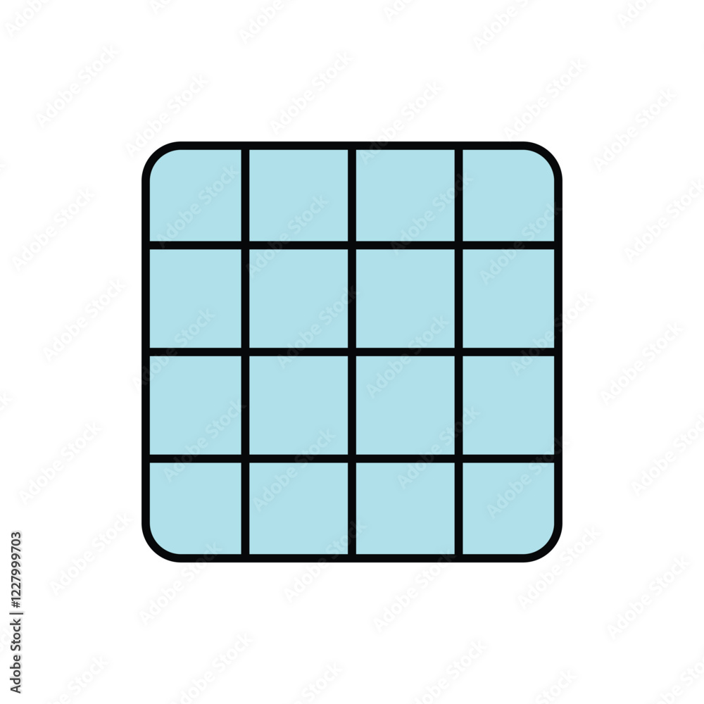 Grid Lines vector icon Grid Lines vector icon