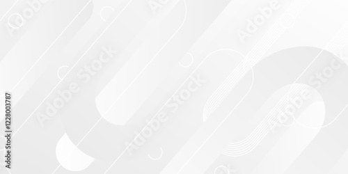 Abstract white background. Minimal geometric white light background abstract design. Eps10