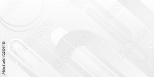 Abstract white background. Minimal geometric white light background abstract design. Eps10