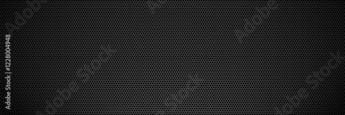 Wallpaper Mural Seamless black hexagon mesh pattern. Vector illustration. eps10 Torontodigital.ca