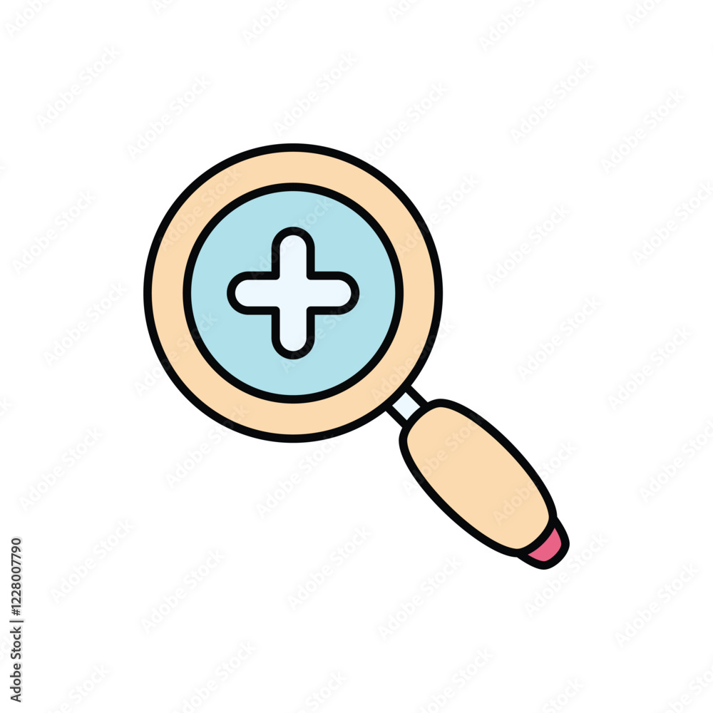 Fototapeta premium Zoom In vector icon