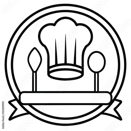 A playful and colorful restaurant logo, incorporating a steaming bowl or cup with dynamic lines to convey warmth, flavor, and freshness.

