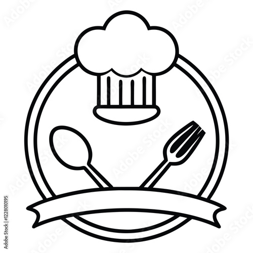 A playful and colorful restaurant logo, incorporating a steaming bowl or cup with dynamic lines to convey warmth, flavor, and freshness.

