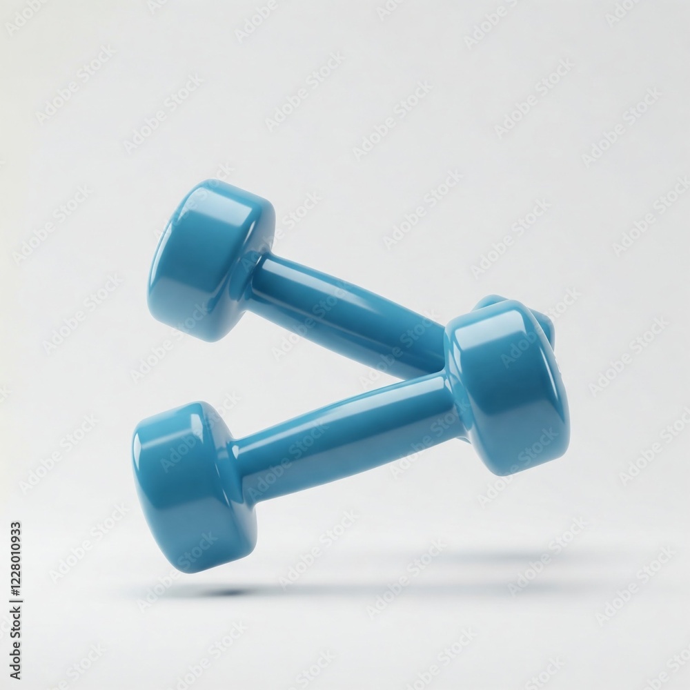 Levitating Rubber Dumbbells Floating on White Background – Fitness Equipment Concept
Levitating Rubber Dumbbells Floating on White Background – Fitness Equipment Concept
