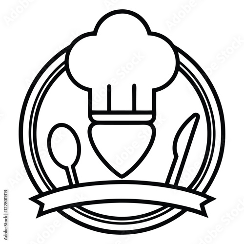 A playful and colorful restaurant logo, incorporating a steaming bowl or cup with dynamic lines to convey warmth, flavor, and freshness.


