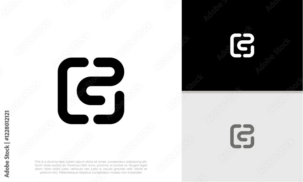 Initials G logo design. Initial Letter Logo. Innovative high tech logo template.
Initials G logo design. Initial Letter Logo. Innovative high tech logo template.