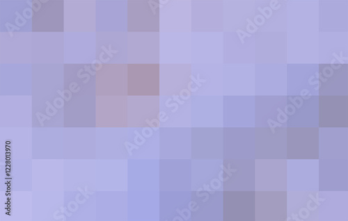 Soft Lilac Pixelated Background Abstract Cool-Toned Vector Texture with Subtle Gradient for Digital Art, Web Design, and Calm Aesthetic. EPS 10. Vector illustration
