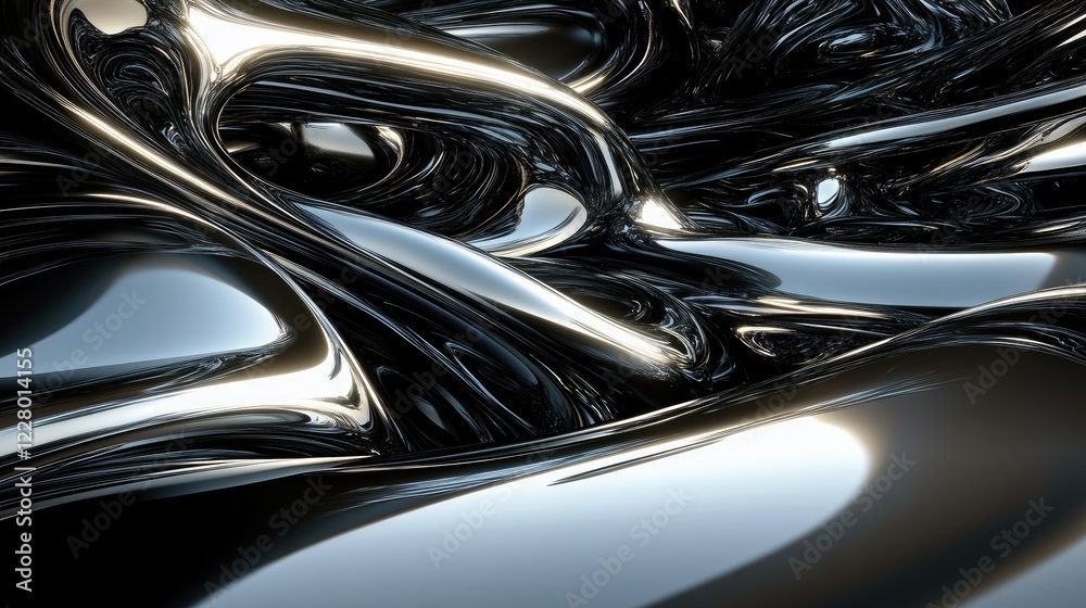 Abstract black and silver gradient background with soft metallic textures and curved lines for a sleek, futuristic feel. Abstract black and silver gradient background with soft metallic textures and curved lines for a sleek, futuristic feel.