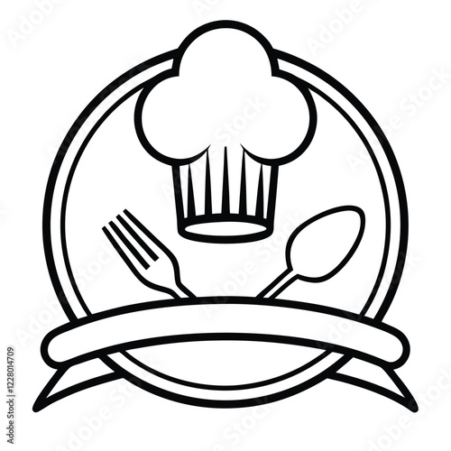 A playful and colorful restaurant logo, incorporating a steaming bowl or cup with dynamic lines to convey warmth, flavor, and freshness.


