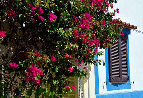 ferragudo small fishing village algarve portugal photo