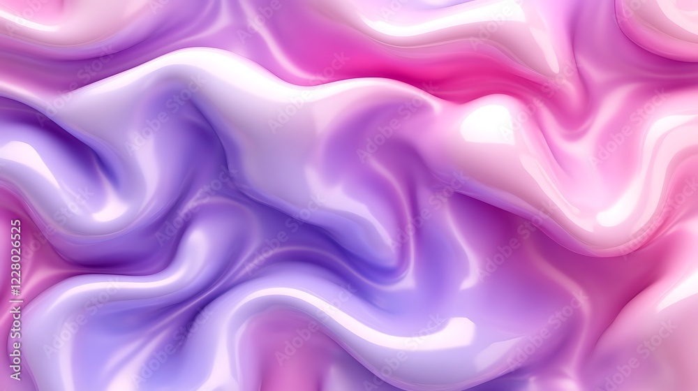 Fototapeta premium Abstract Purple Pink Liquid Wave Texture
