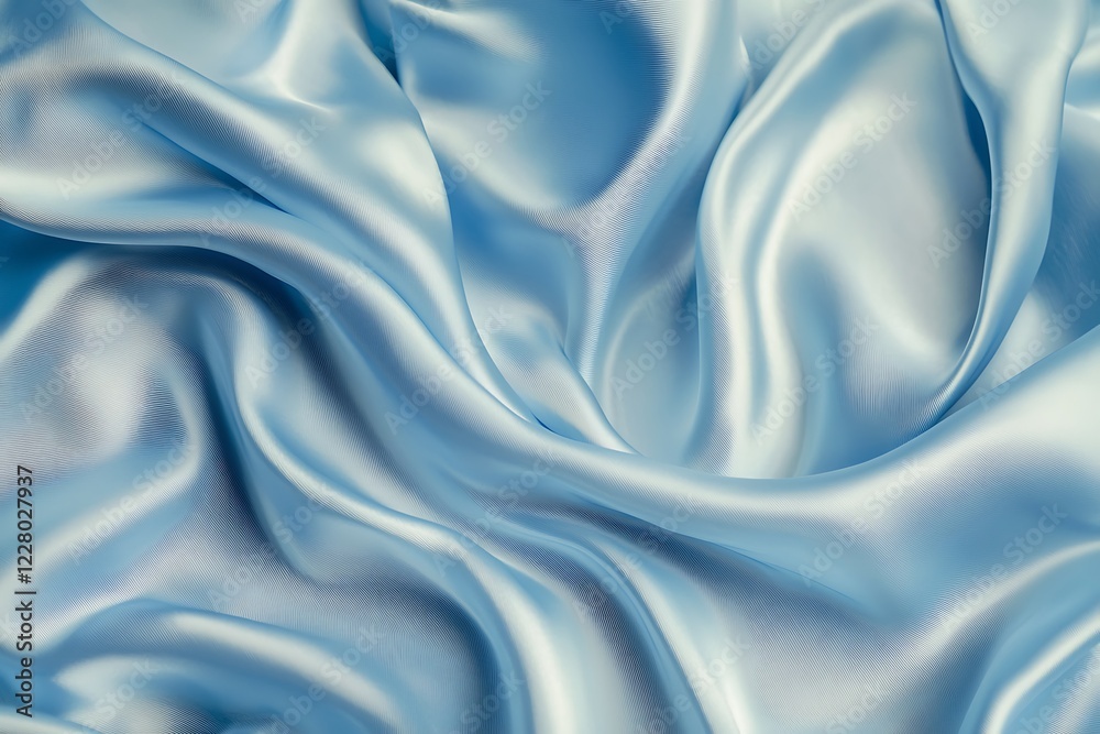 Fototapeta premium blue silk background