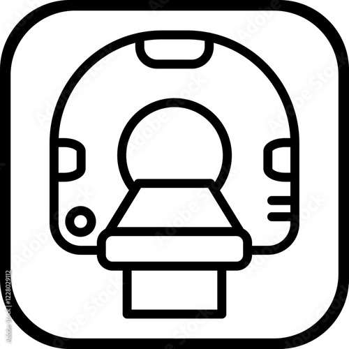 MRI Scan Icon Style