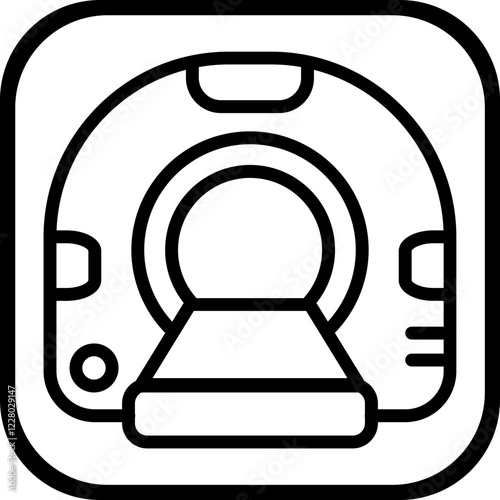 CT Scan Icon Style