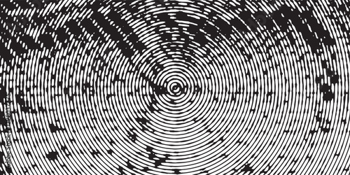 Distressed background in black and white texture with dots, spots, scratches and lines. Abstract vector illustration