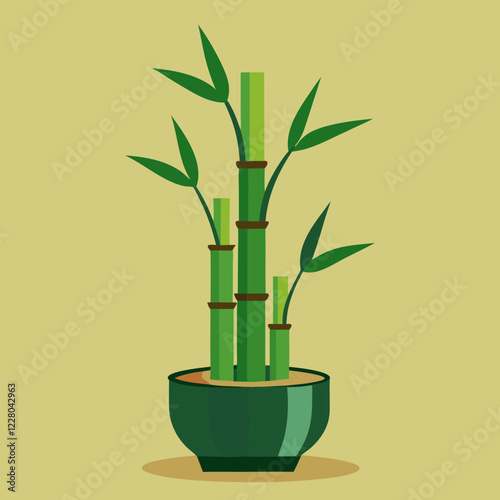 bamboo in a vase