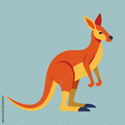 kangaroo cartoon illustration