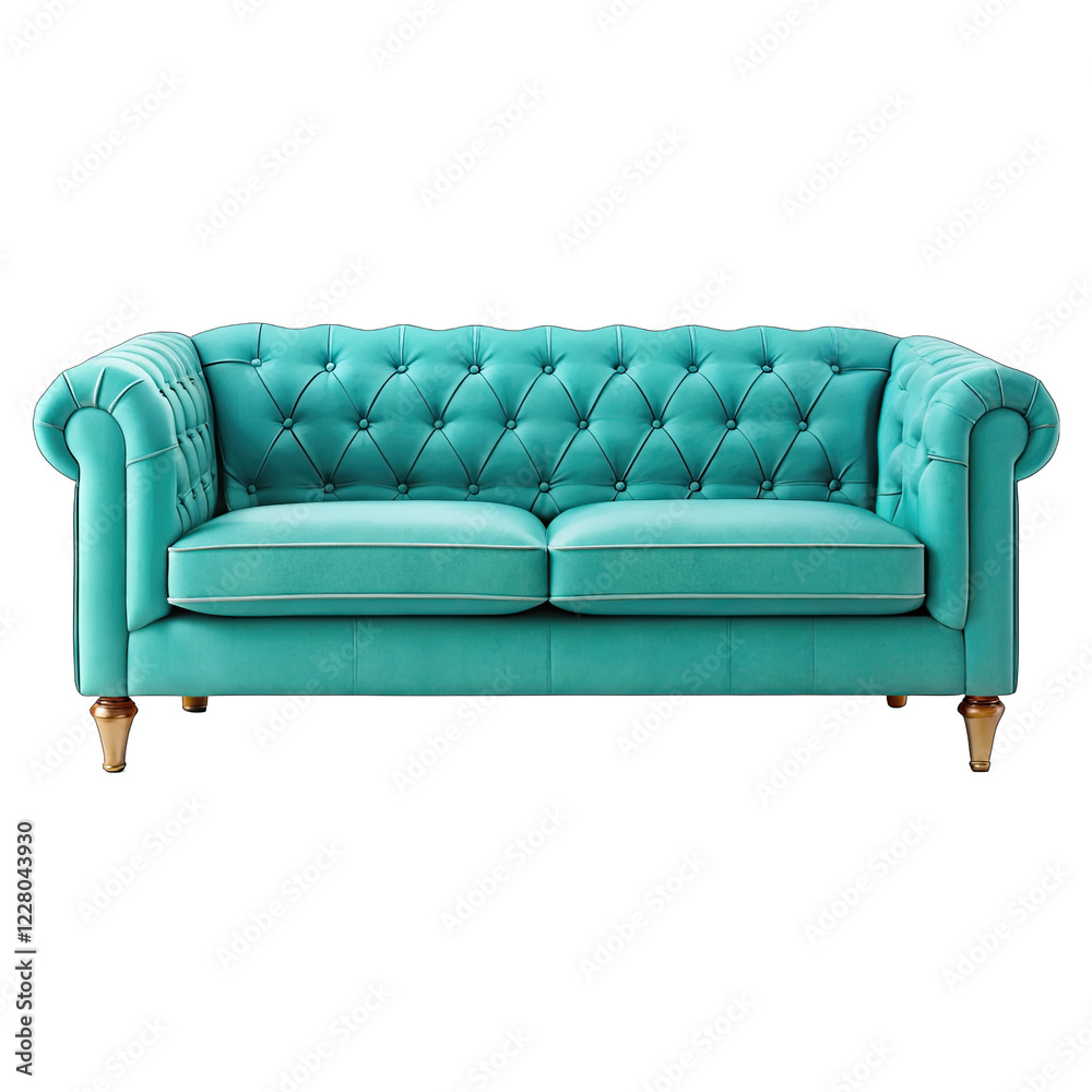 Fototapeta premium sofa isolated on white