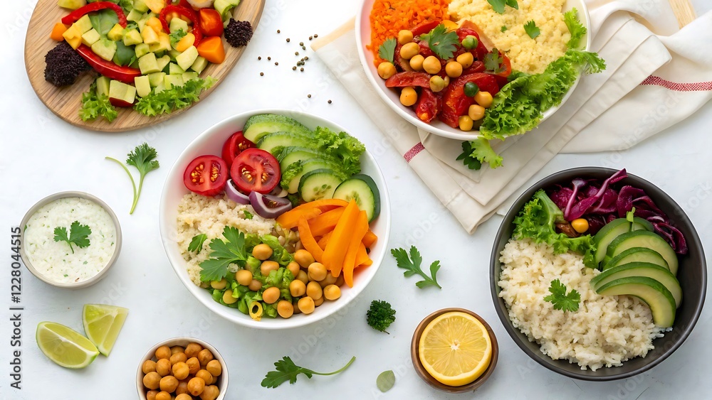 Fresh and Colorful Grain Bowls Fresh and Colorful Grain Bowls