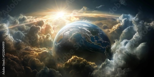  A New Earth Beckons, Cinematic and Photorealistic Portrayal of Heaven's Promise